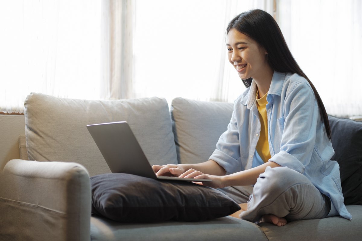 San Gabriel Valley resident troubleshooting home Wi-Fi on a laptop in Arcadia